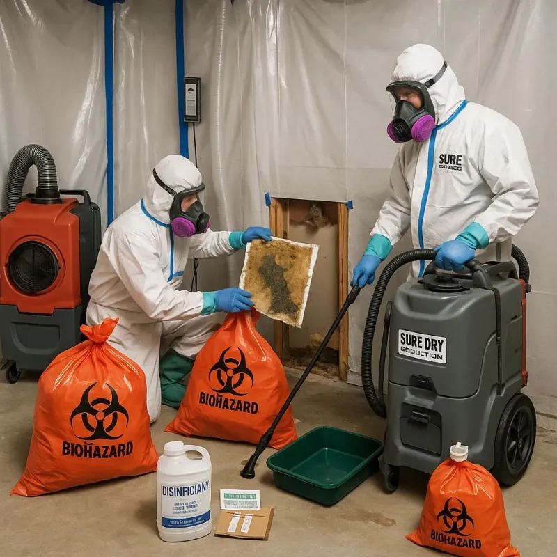 Contaminated Water Handling Protocols process in Dakota City, IA